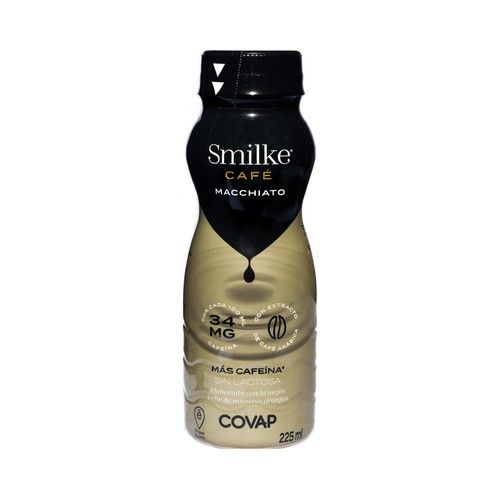 SMILKE Bebida de extracto de café arábica con un toque de leche sin lactosa 225 ml.