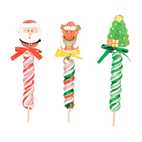 FIZZY Piruleta de navidad de caramelo 65 g.