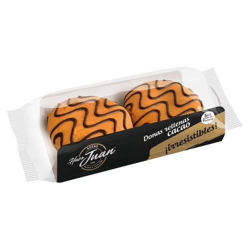 HNOS. JUAN Rosquillas rellenas de cacao 164 g.