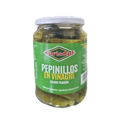 VARIEDAD Pepinillos en vinagre 160 g.