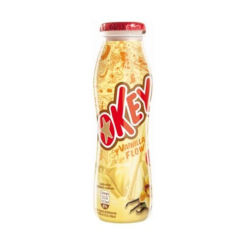OKEY Mini Batido de vainilla 188 ml.