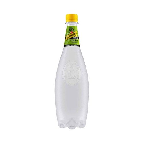 SCHWEPPES ZERO  Refresco de limón botella de 1 l.