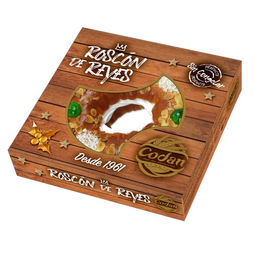 CODAN Roscón de Reyes relleno 420 g.