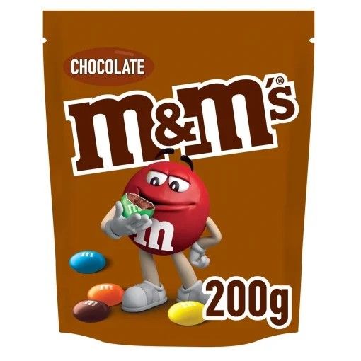 Grageas de chocolate con leche m&m's 200 g.