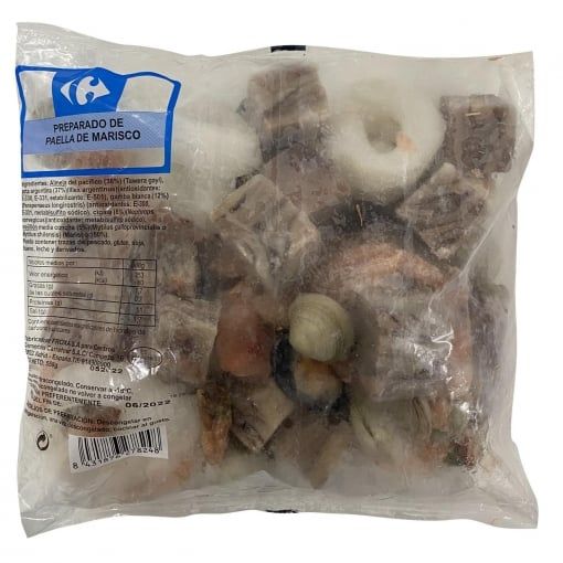 Preparado de paella de marisco congelado 600 g