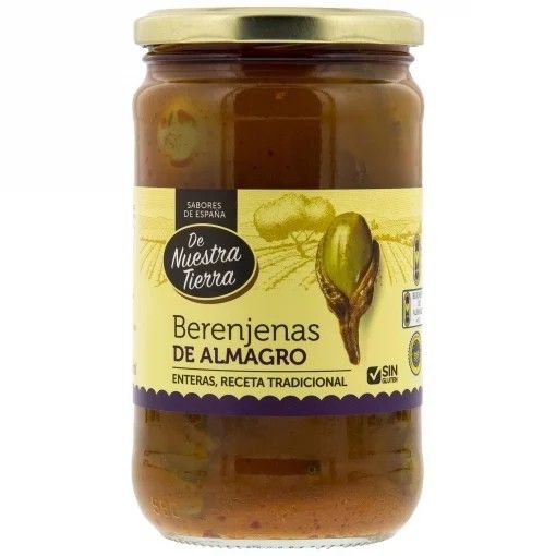 Berenjenas de Almagro De Nuestra Tierra sin gluten 300 g.