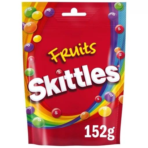 Caramelos blandos con sabor a frutas Skittles doy pack 152 g.