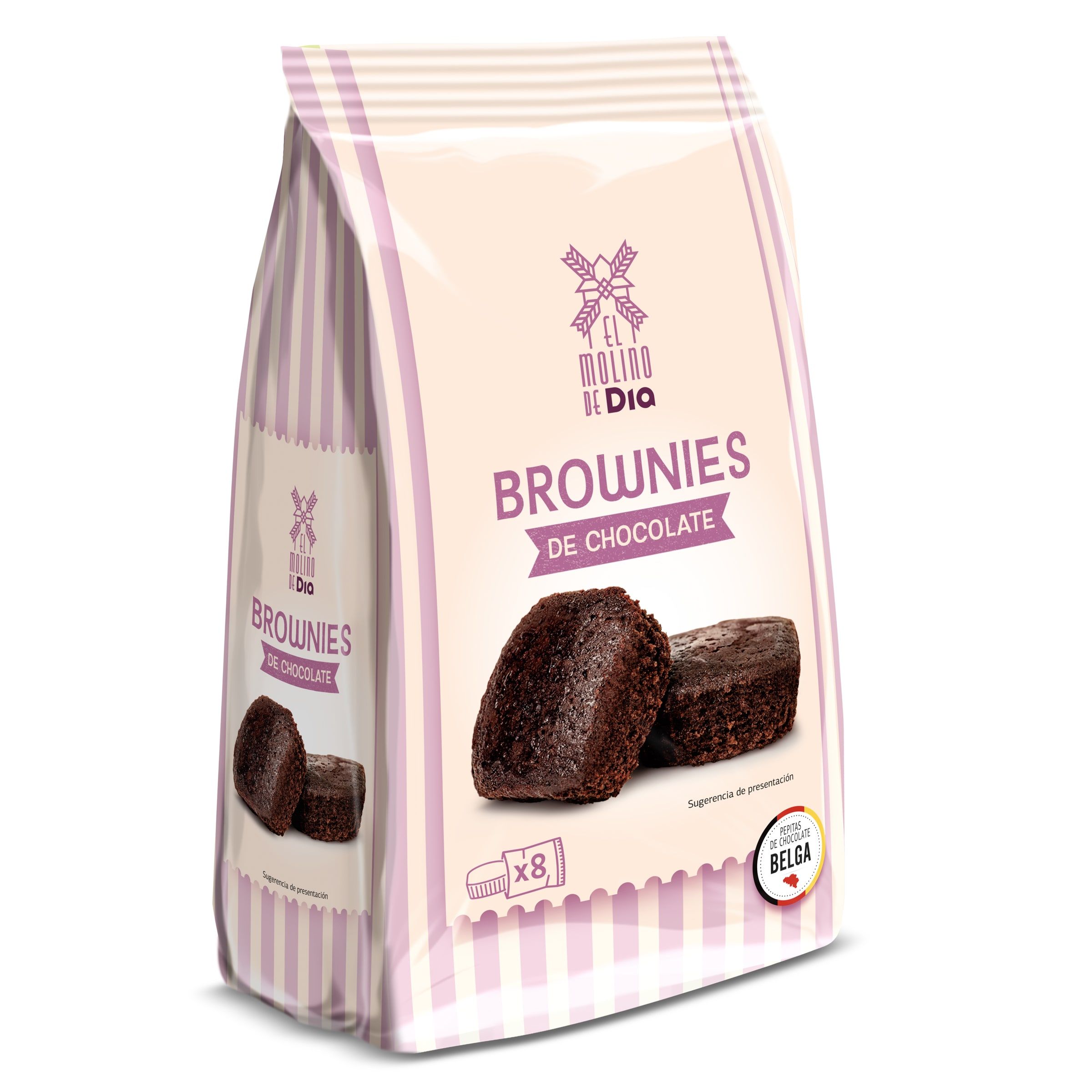 Brownies de chocolate El molino de Dia bolsa 200 g