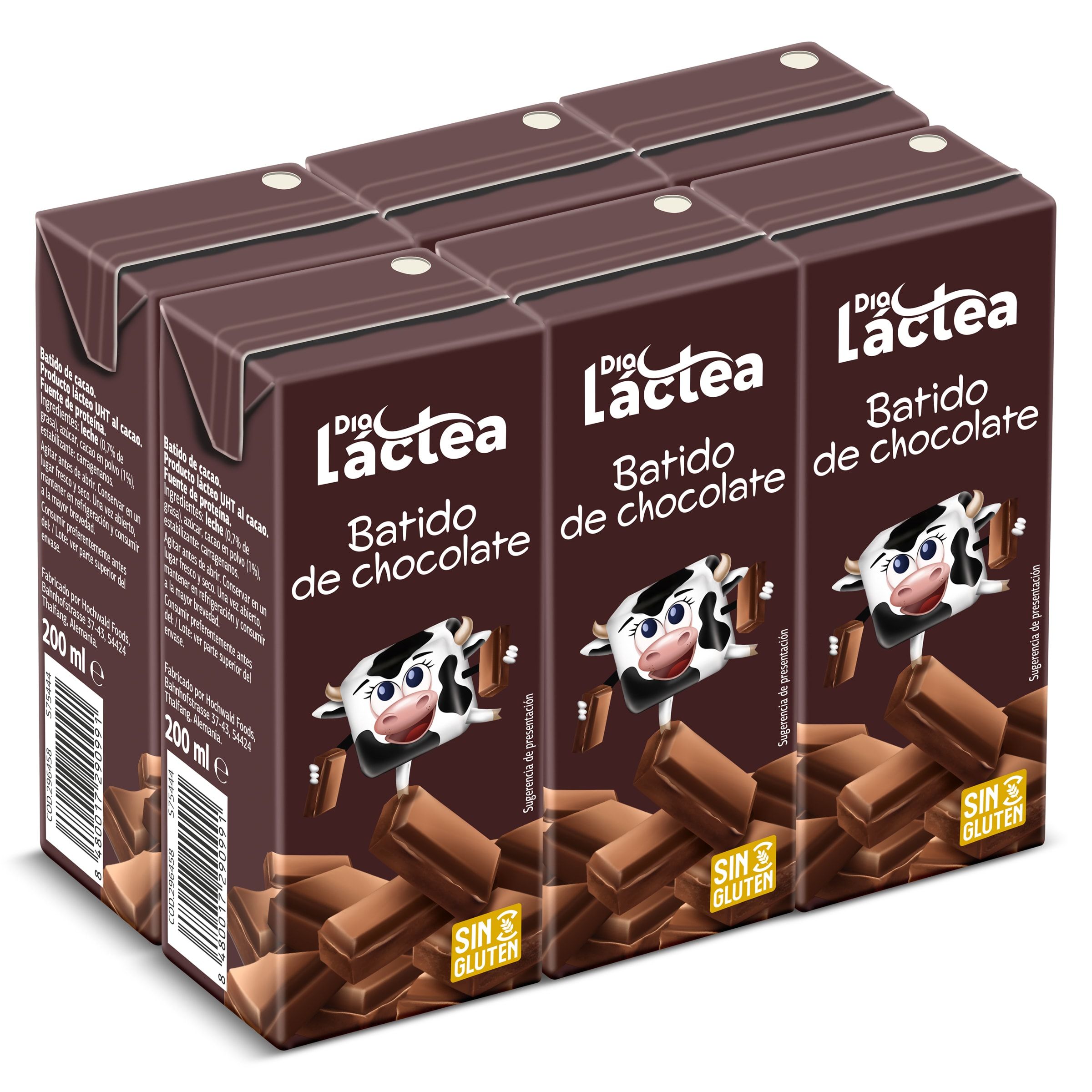 Batido de chocolate Dia Láctea 6 x 200 ml