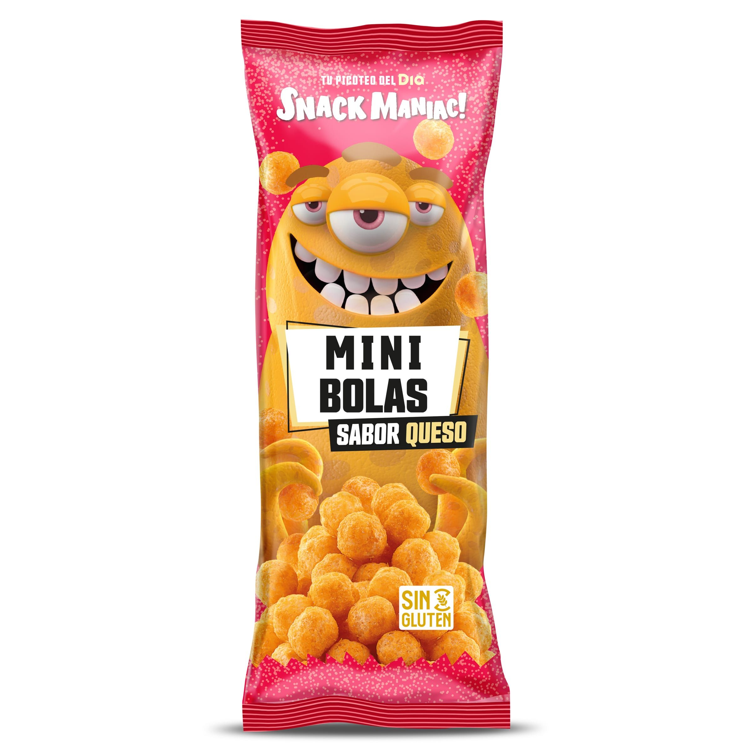 Mini bolas sabor queso Dia Snack Maniac 30 g