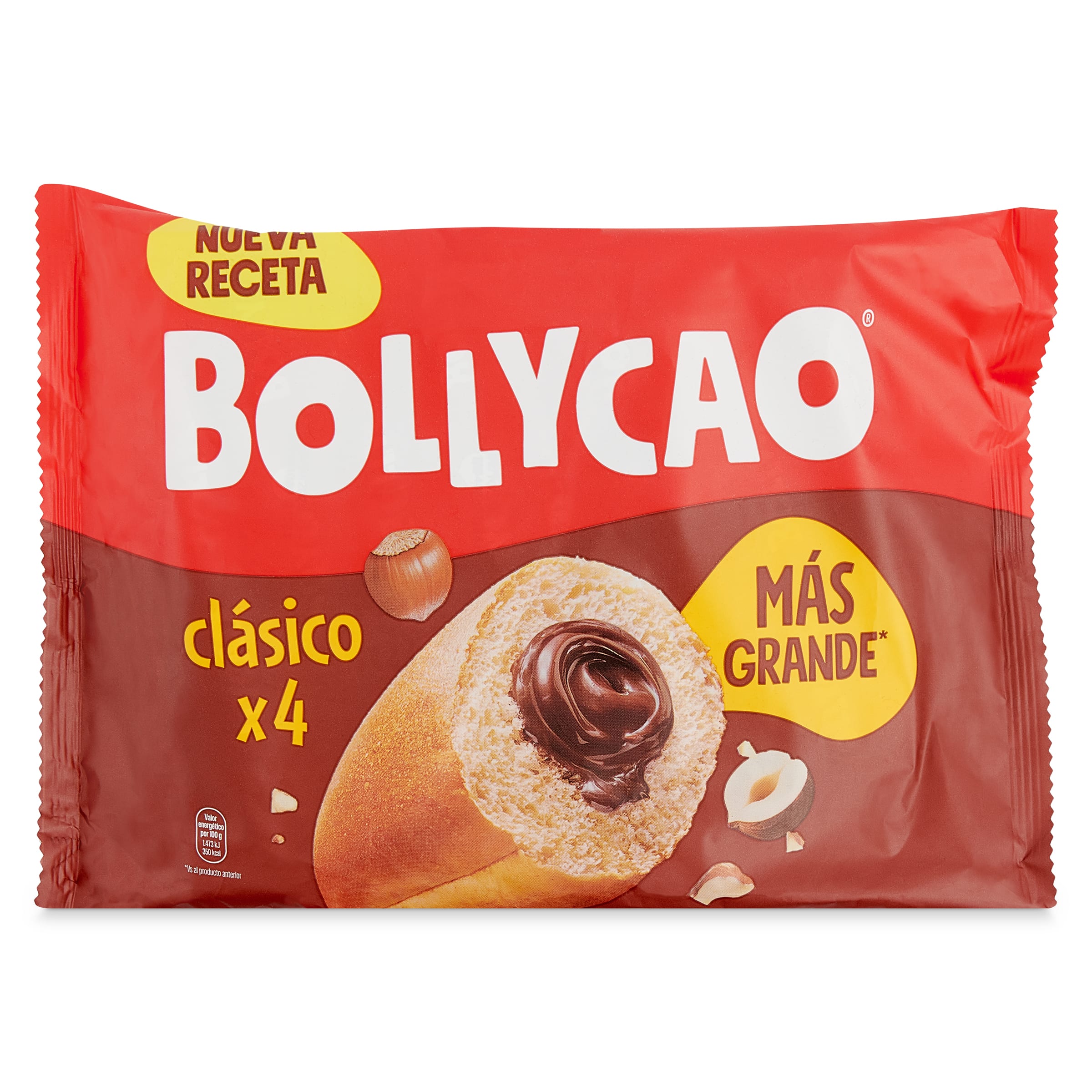 Bollos rellenos de cacao Bollycao bolsa 228 g