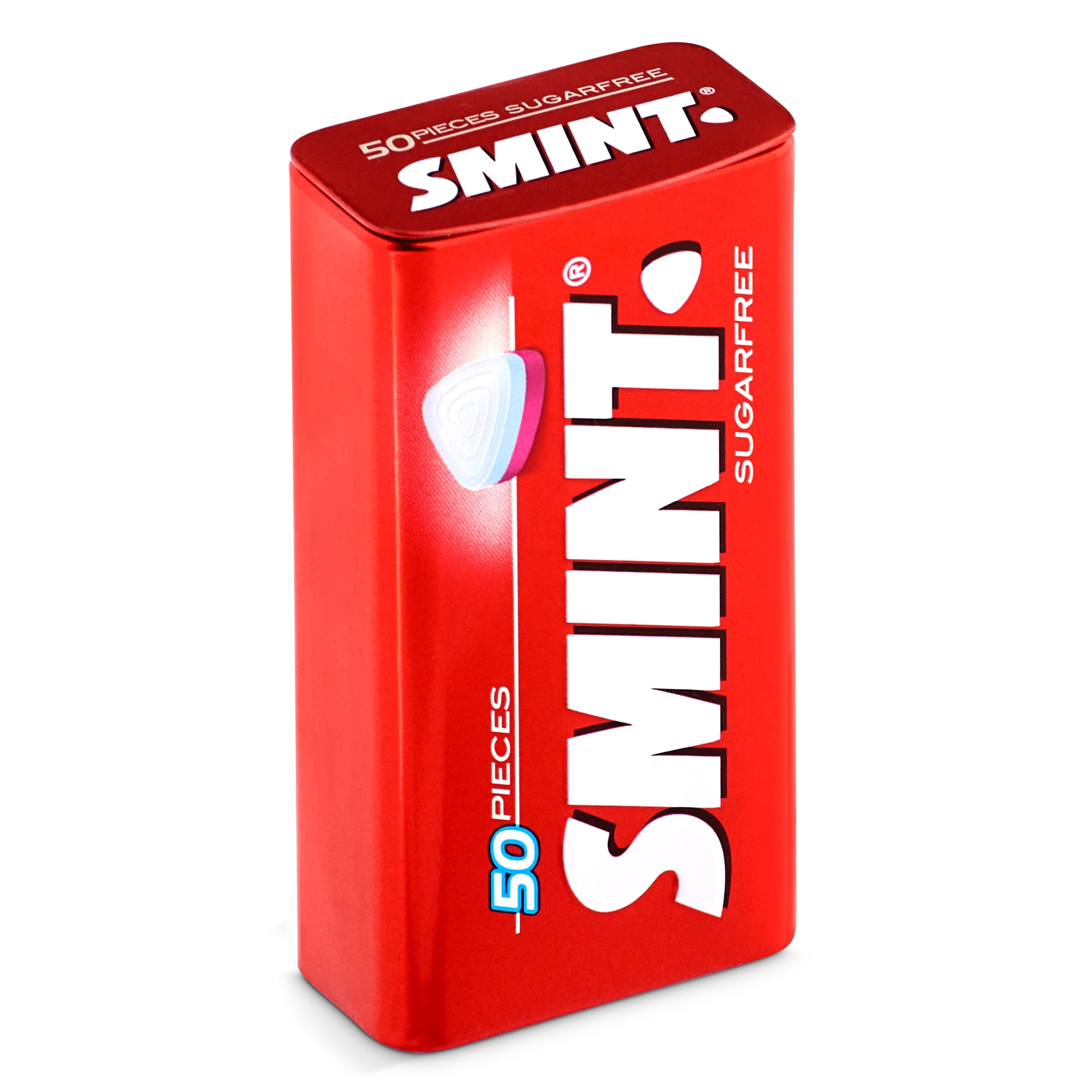 Caramelos de fresa sin azúcar Smint lata 35 g