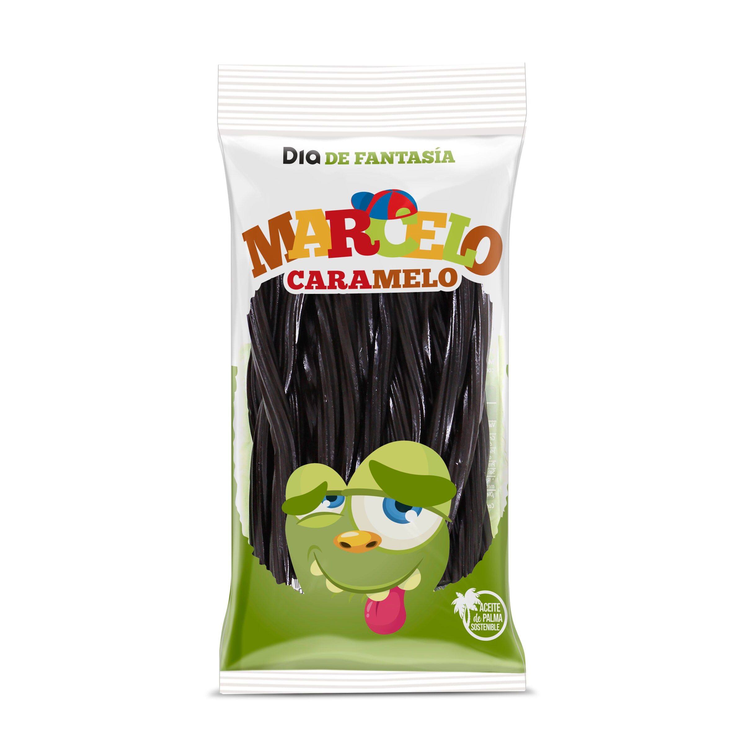 Regaliz negro torcidas Dia Marcelo Caramelo bolsa 225 g