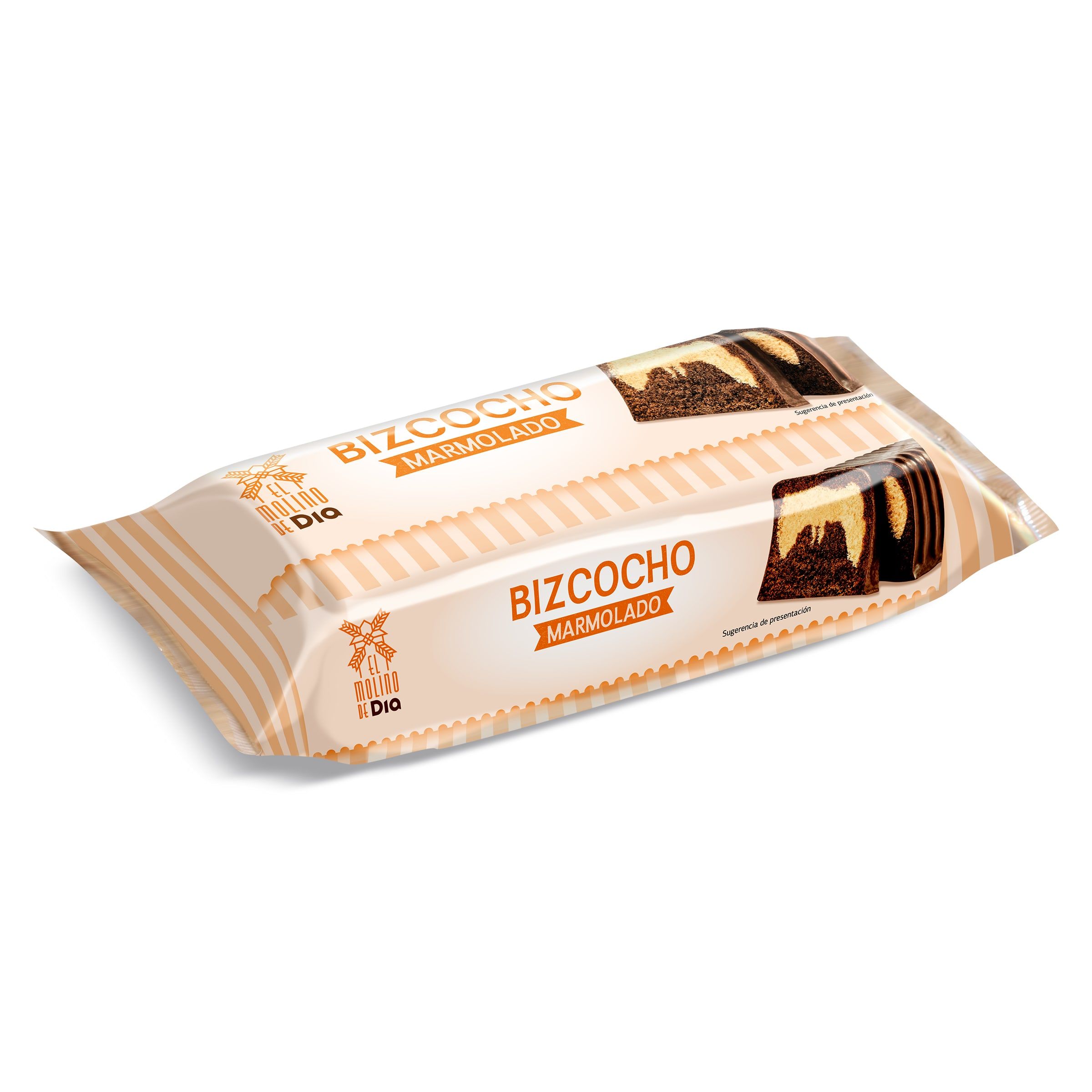 Bizcocho marmolado El molino de Dia bolsa 400 g