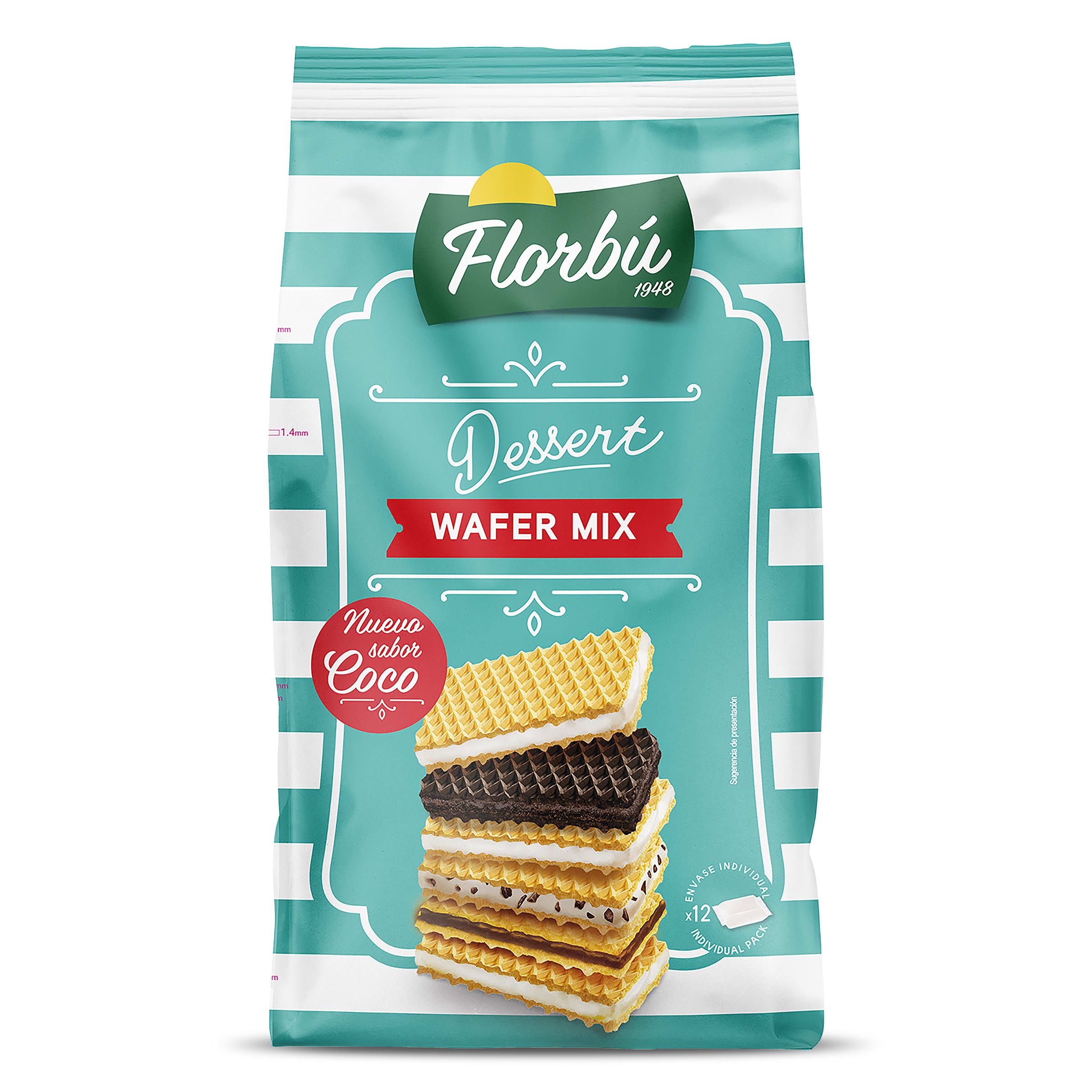 Barquillos wafer mix Florbu bolsa 330 g
