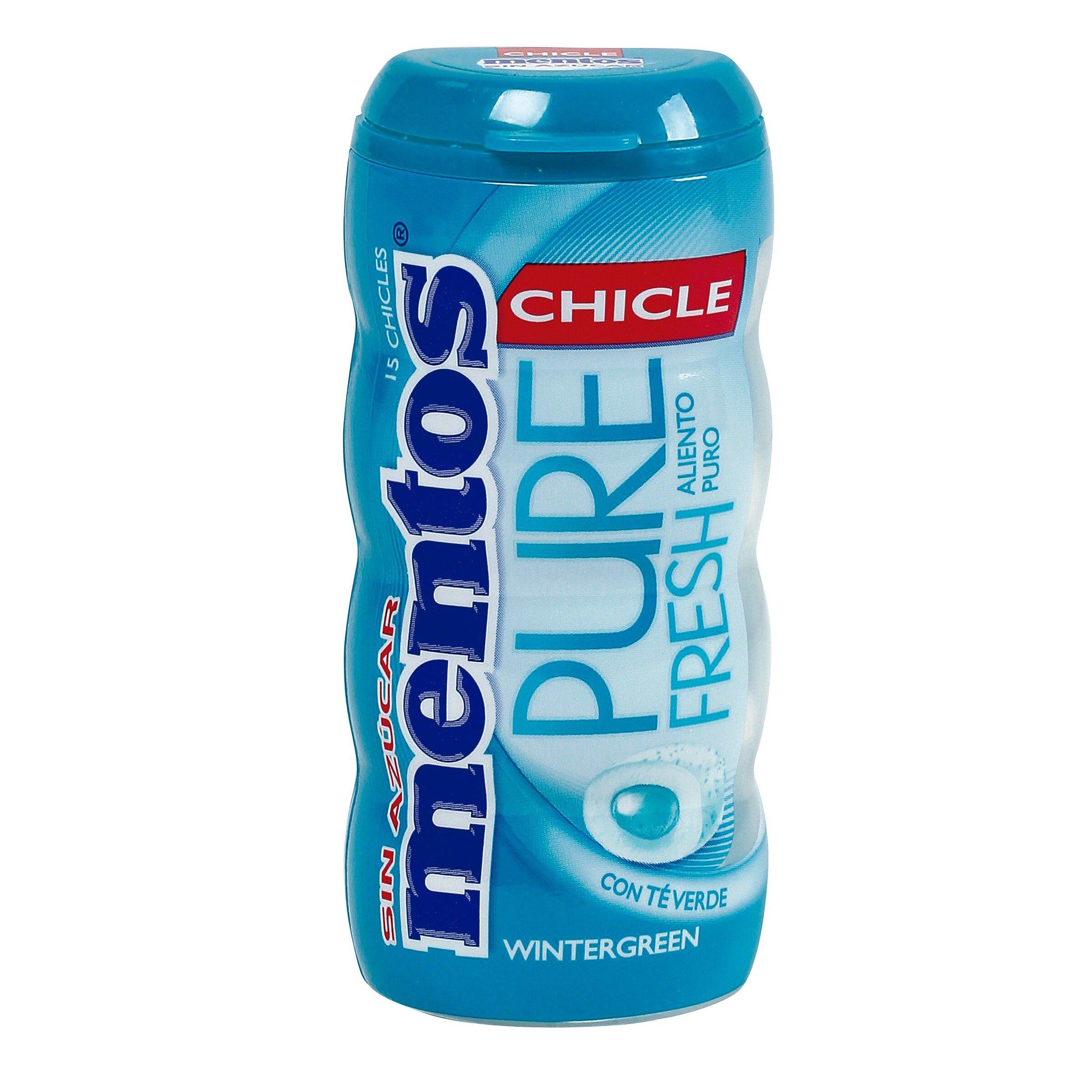 Chicles sabor menta fresca sin azúcar Mentos 30 g