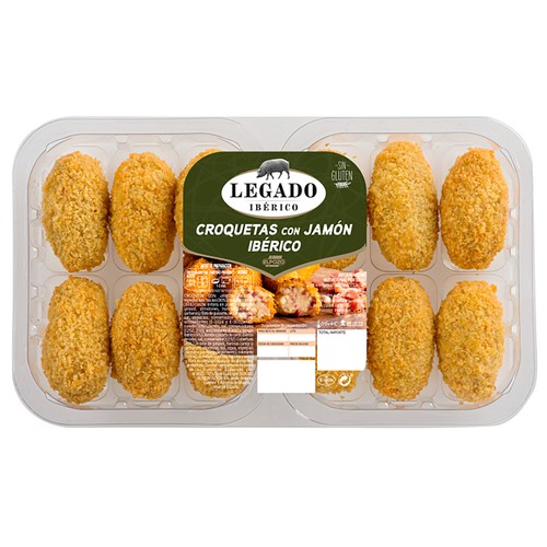 LEGADO IBÉRICO de El Pozo Croquetas con jamón ibérico 12 uds.