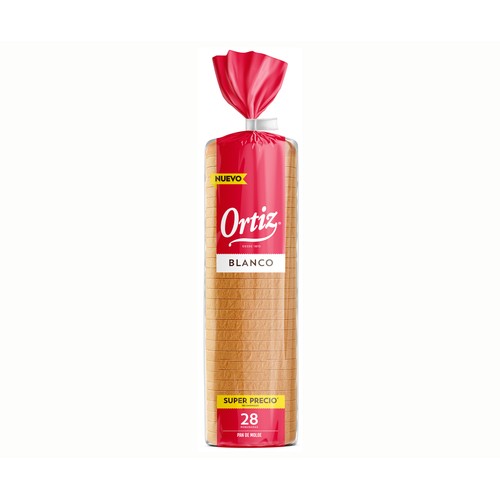 ORTIZ Pan de molde con corteza 820 g.