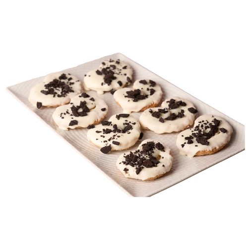 Palmerita de chocolate blanco con crumble de cacao 8 uds, 270 g.