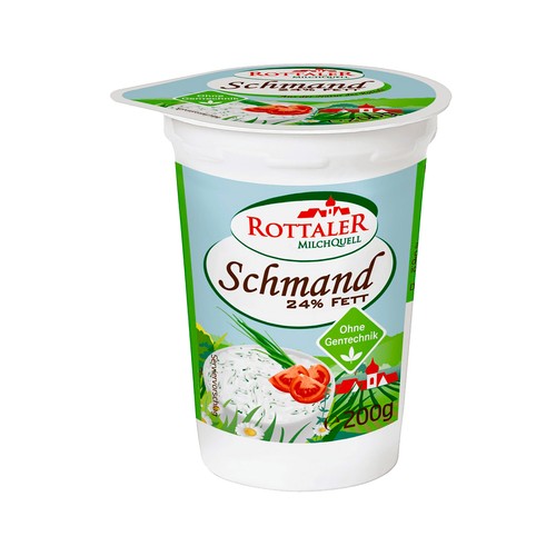 ROTTALER Nata agria (24 % de materia grasa), ideal para cocinar ROTTALER 200 g.