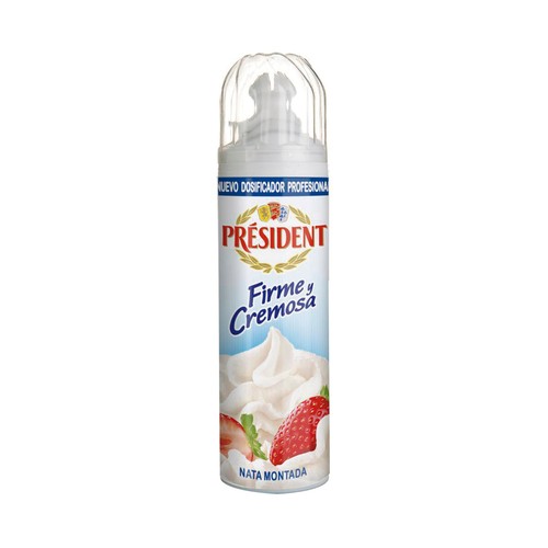 PRÉSIDENT Nata montada en spray PRESIDENT 250 g.