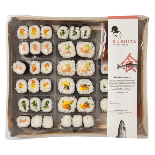 SUSHITA Aperitivo makis variado SUSHITA 41 pieza.