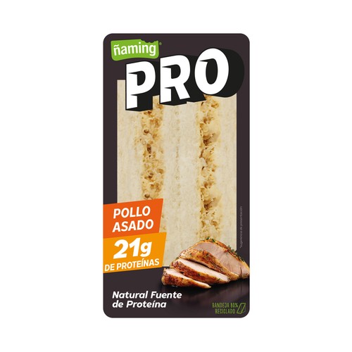 ÑAMING Pro Sándwich de pollo asado y mayonesa 175 g.