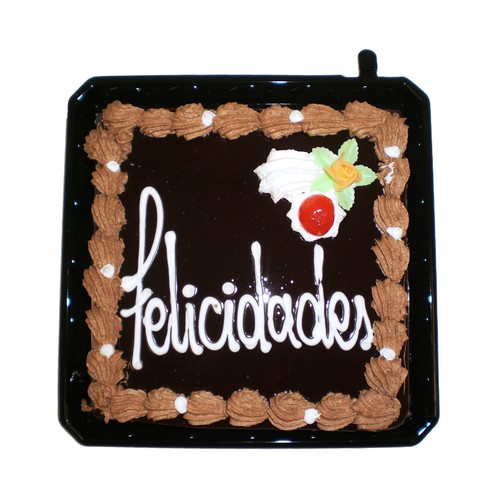 Tarta cuadrada Selva negra.