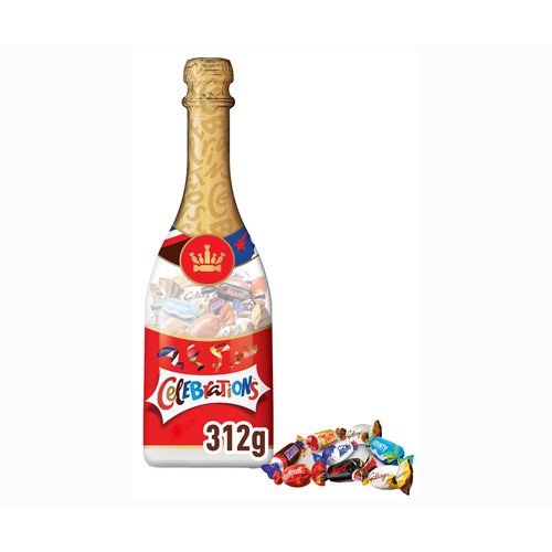 CELEBRATIONS Surtido de chocolates dentro de una botella 312 g.