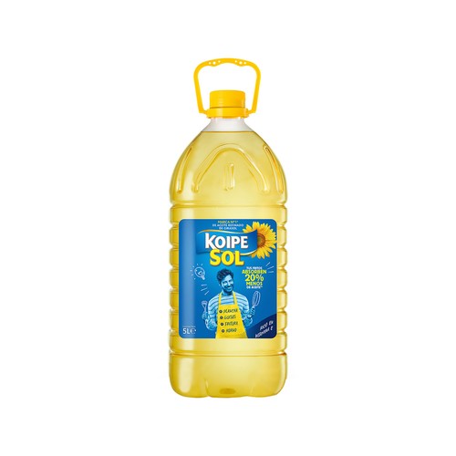KOIPESOL Aceite de girasol  garrafa de 5 l.