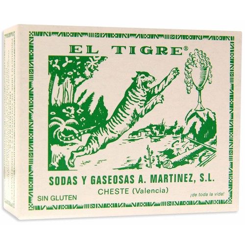 EL TIGRE Productopolvo para preparación de bebida refrescante tipo gaseosa EL TIGRE pack 8 unidades 39 g.