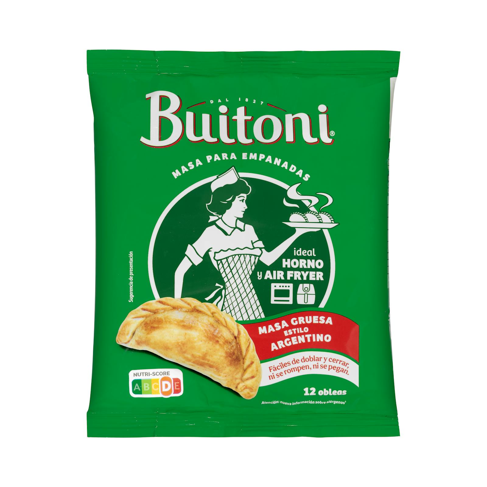 Masa gruesa para empanadas Buitoni estilo Argentino