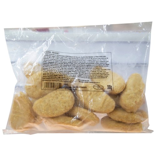 TUNDRA Nuggets (pollo rebozado) ultracongelados 300 g.