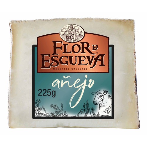FLOR DE ESGUEVA Queso de oveja añejo FLOR DE ESGUEVA 225 g.