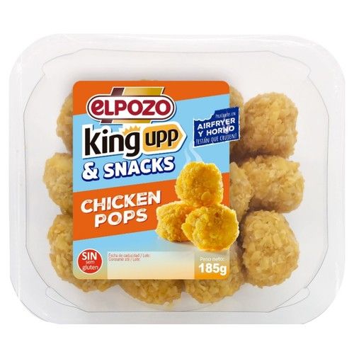 EL POZO King upp Bolitas de pollo con empanado crujiente 185 g.