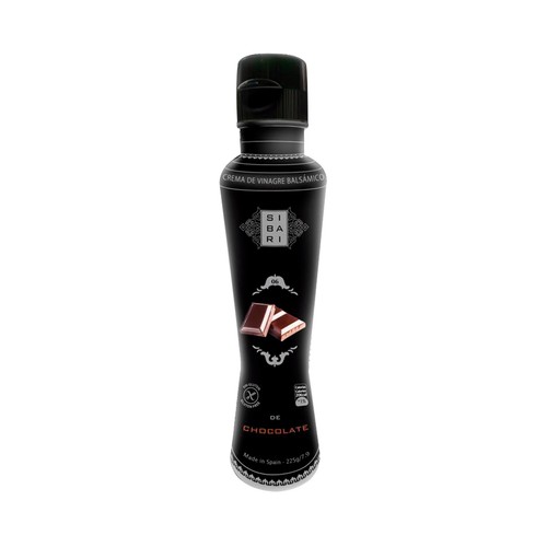 SIBARI Crema de vinagre balsámico con sabor a chocolate 225 g.