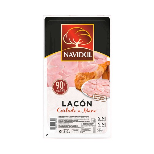 NAVIDUL Lacón (ahumado natural) cortado a mano 210 g.