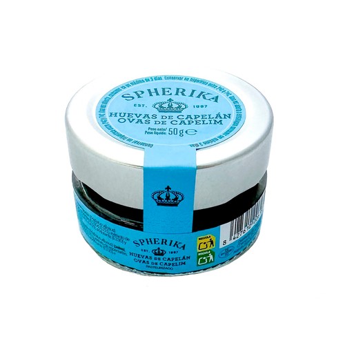 SPHERIKA Huevas de capelán negro 50 g.