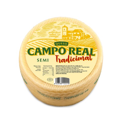 CAMPOREAL Queso semicurado mezcla CAMPOREAL