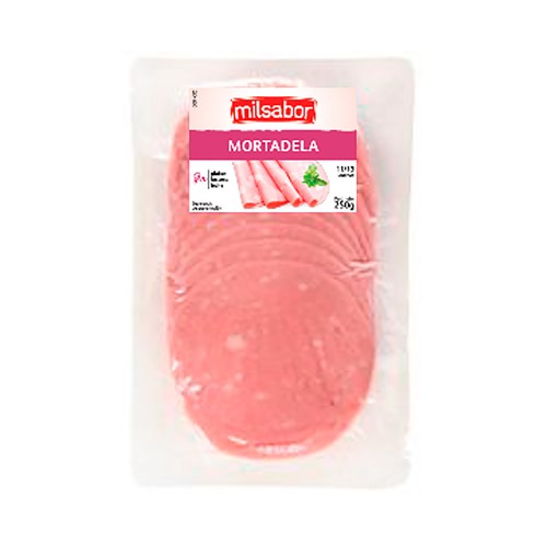MILSABOR Mortadela cortada en lonchas 250 g.