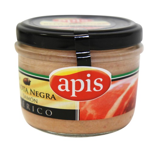 APIS Paté de jamón ibérico de bellota frasco de 125 g.