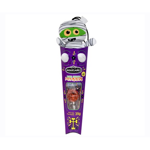 MIGUELAÑEZ Surtido de golosinas con peluche Halloween 35 g.