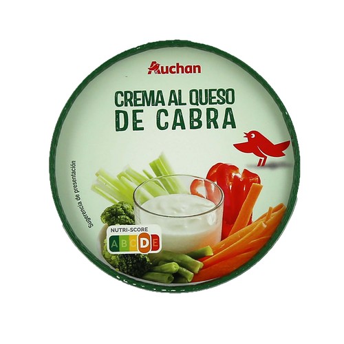 AUCHAN Crema de queso de cabra para untar 125 g. Producto Alcampo