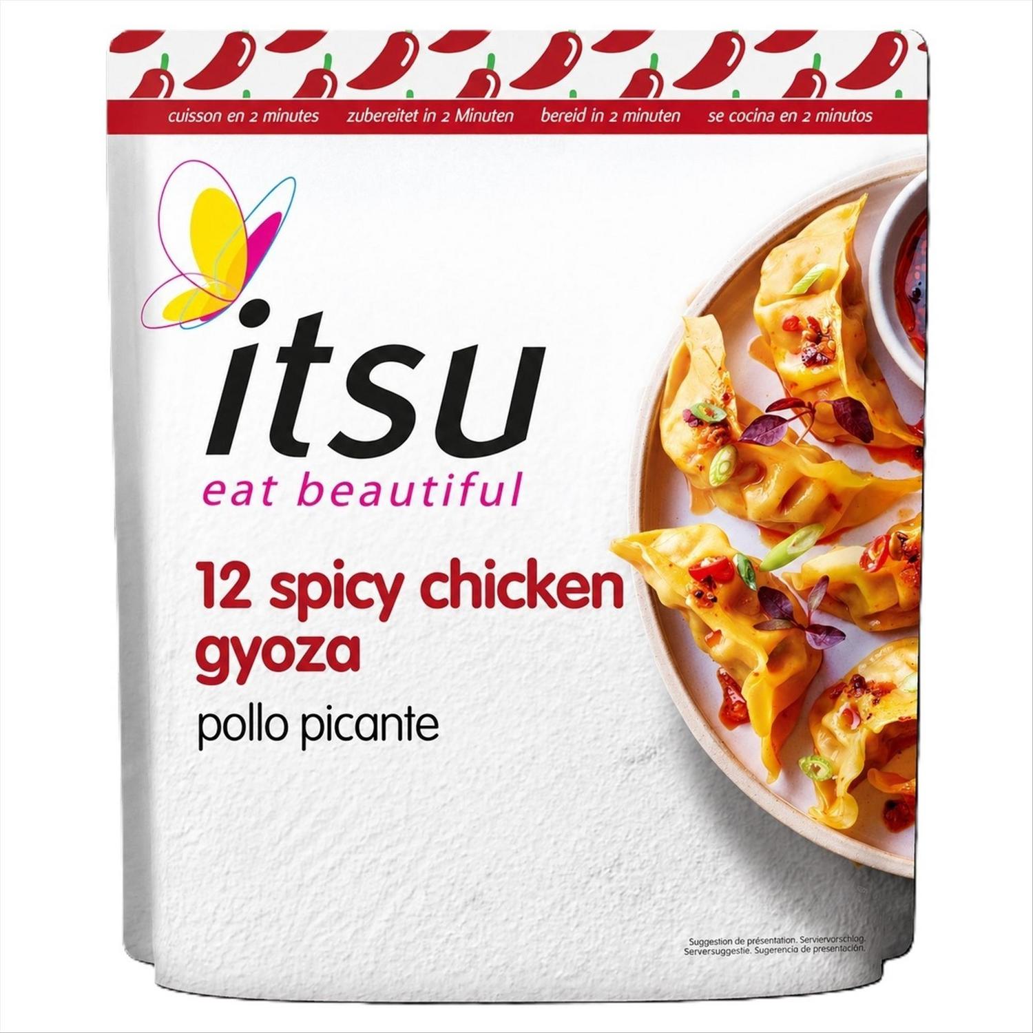Empanadillas asiáticas spicy chicken gyoza Itsu 240 g