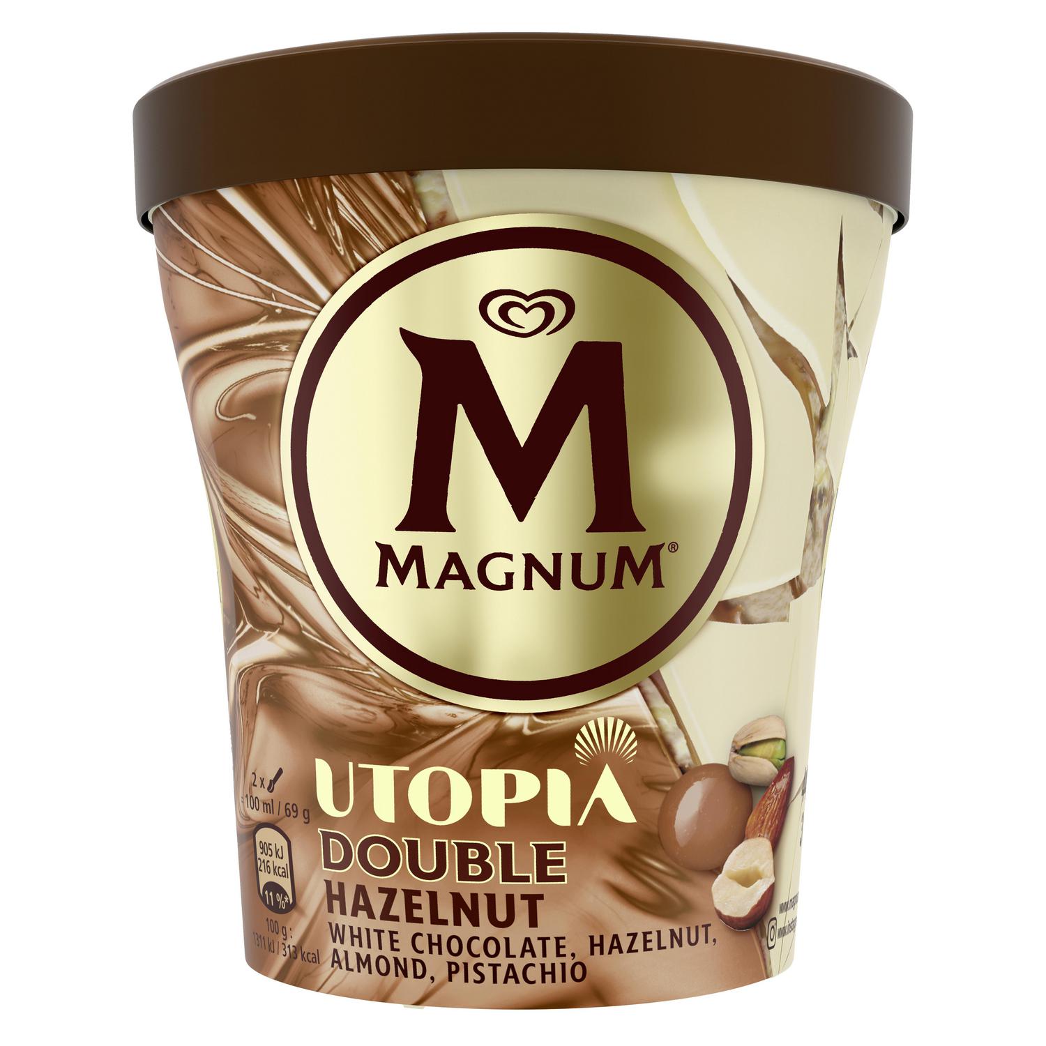 Helado de avellana Utopia Magnum 440 ml.