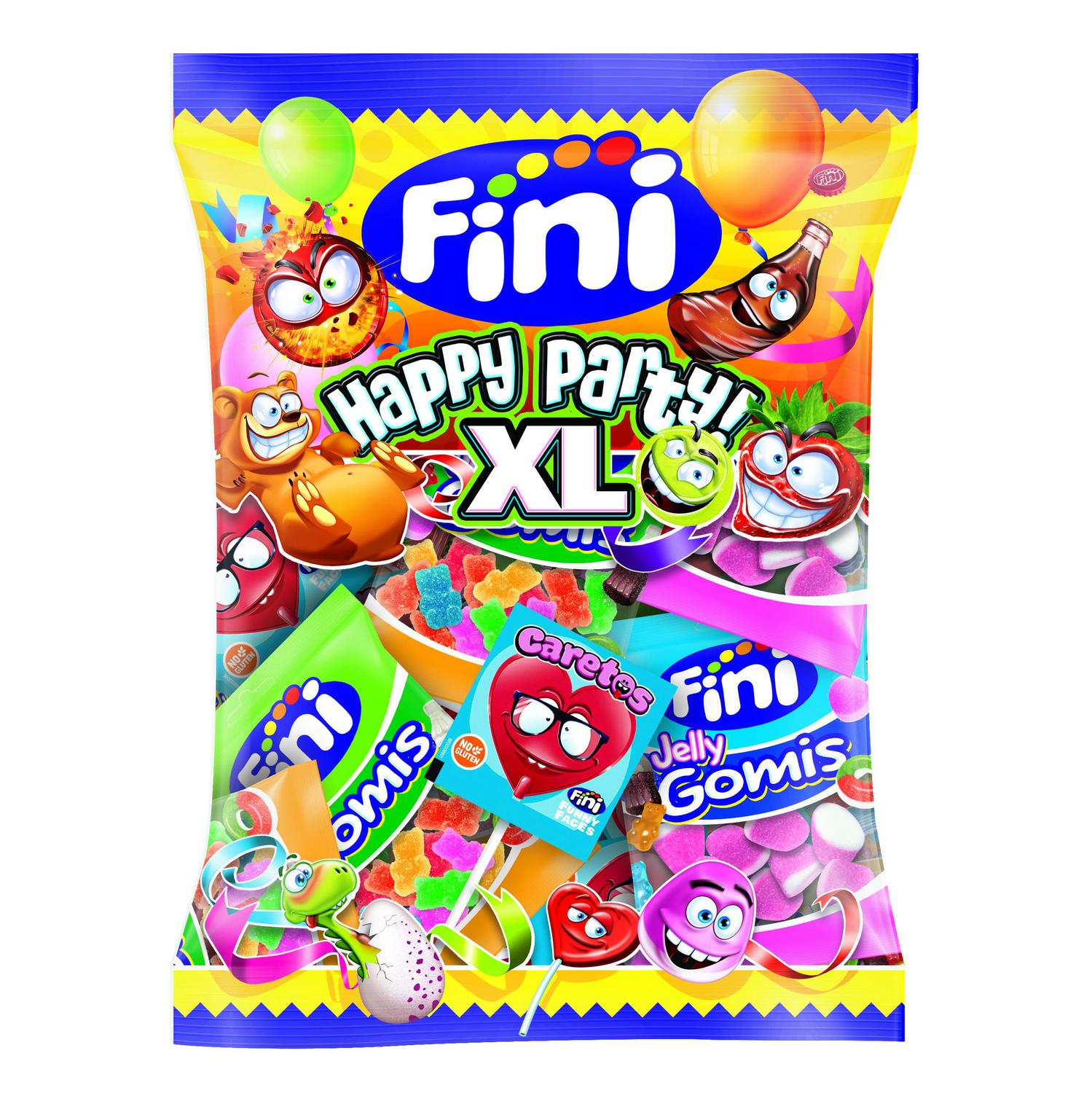 Caramelos de goma Happy Party Fini sin gluten 500 g.