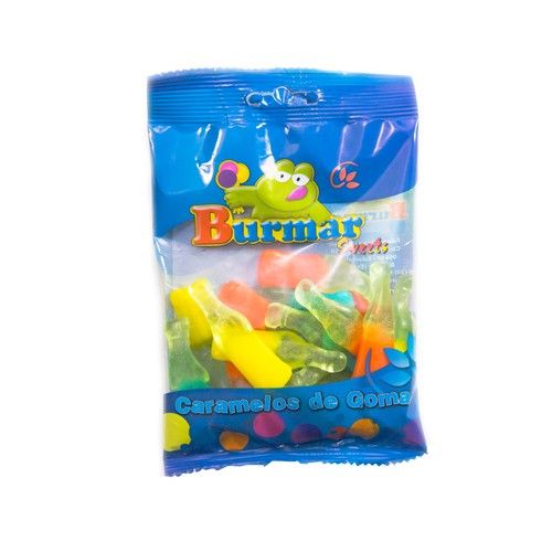 BURMAR Caramelos de goma, refrescos brillo BURMAR 100 g.