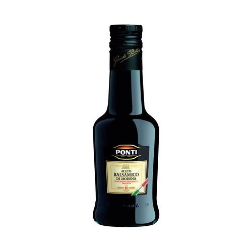 PONTI Vinagre balsámico de Módena 250 ml.