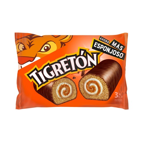 BIMBO Pastelitos Tigretón 3 uds 150 g.