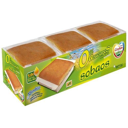 CODAN Sobaos sin azúcares añadidos 9 uds. 340 G.